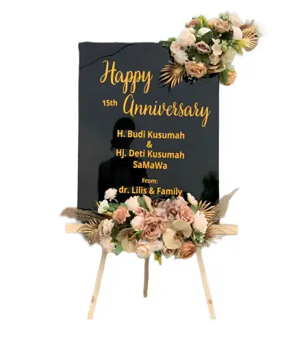 Papan Bunga Akrilik Labuhan Ratu V