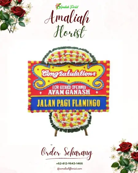 Sewa Papan Bunga Labuhan Ratu V